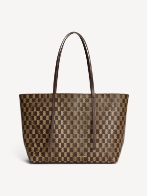 By Malene Birger Abigail Monogram Tote Tasker Shale | DK_BB37124