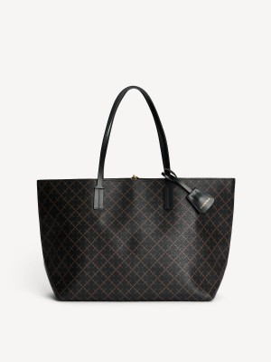 By Malene Birger Abigail Printed Tote Tasker Mørke | DK_BB62444