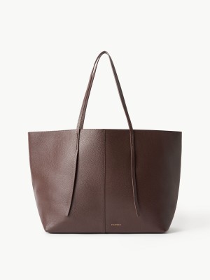 By Malene Birger Abilla Leather Tote Tasker Kaffe | DK_BB91904