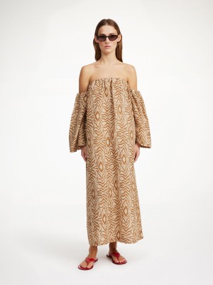 By Malene Birger Aias Maxi Kjole Påfugl | DK_BB60340