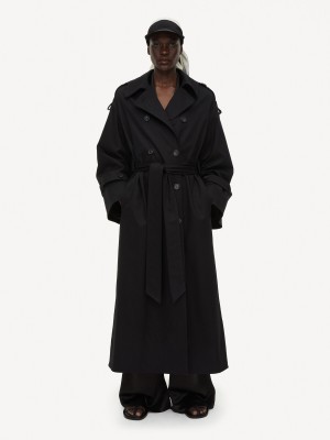 By Malene Birger Alanis Trench Jakker Sort | DK_BB37412