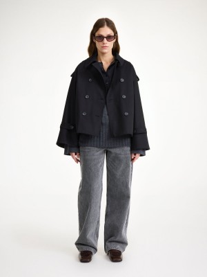 By Malene Birger Alisandra Trench Jakker Sort | DK_BB23150