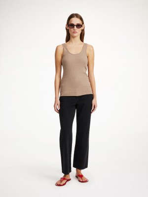 By Malene Birger Anisa Organic Cotton Tank Toppe Nomad | DK_BB32510