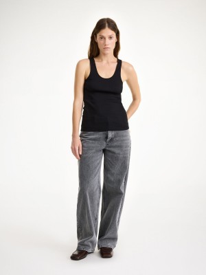 By Malene Birger Anisa Tank Toppe Sort | DK_BB80587