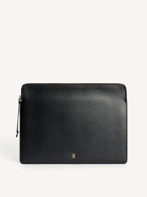 By Malene Birger Aya Leather Laptop Case Andet Tilbehør Sort | DK_BB41015