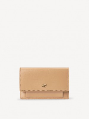 By Malene Birger Aya Leather Wallet Tegnebøger Og Kortholdere Sand | DK_BB20498