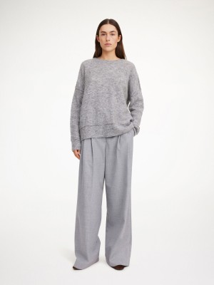 By Malene Birger Biagiorms Sweater Strikkevarer Grå | DK_BB88312