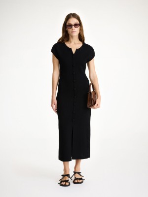 By Malene Birger Bielas Maxi Kjole Sort | DK_BB70052