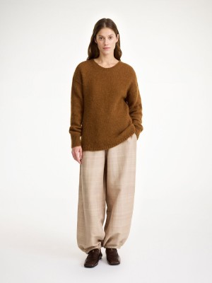 By Malene Birger Briella Mohair-blend Sweater Strikkevarer Bison | DK_BB97386