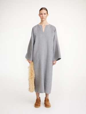 By Malene Birger Cais Maxi Kjole Grå | DK_BB96311