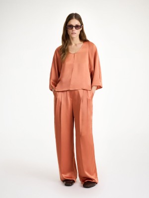 By Malene Birger Calyas Blouse Skjorte Mørke | DK_BB20537