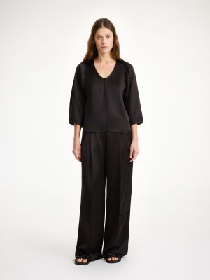 By Malene Birger Calyas Blouse Skjorte Sort | DK_BB19534