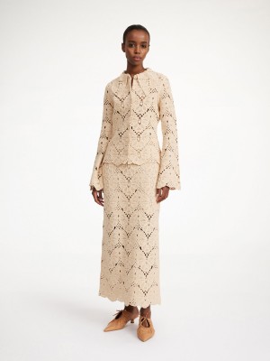 By Malene Birger Cantala Maxi Nederdel Oyster Gray | DK_BB37515