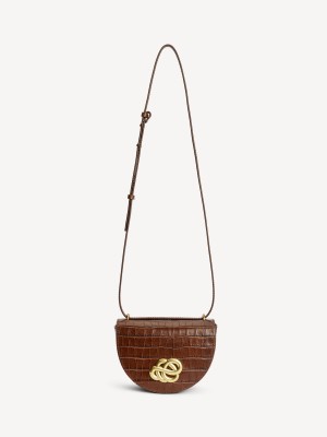 By Malene Birger Cebelle Leather Shoulder Tasker Bison | DK_BB93663