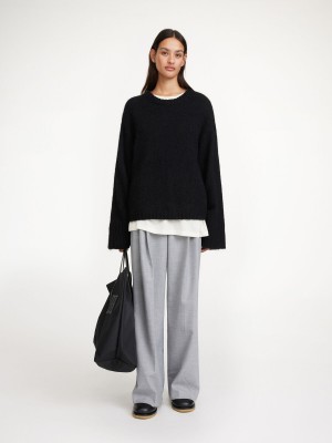 By Malene Birger Cierra Sweater Strikkevarer Sort | DK_BB95690
