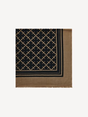 By Malene Birger Cornelis Wool Tørklæder Lysebrune | DK_BB76152
