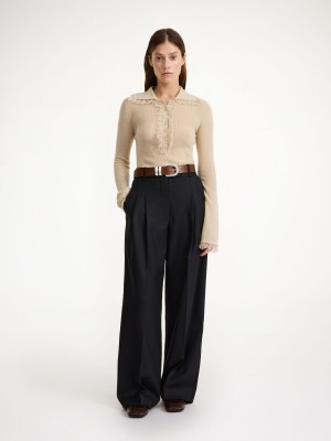 By Malene Birger Cymbaria High-waist Bukser Sort | DK_BB82923