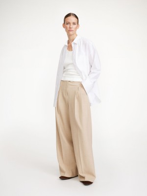 By Malene Birger Cymbaria High-waisted Bukser Brune | DK_BB40968
