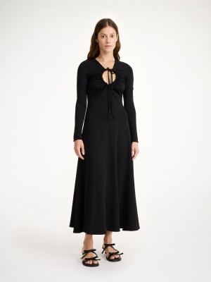 By Malene Birger Deija Maxi Kjole Sort | DK_BB74102