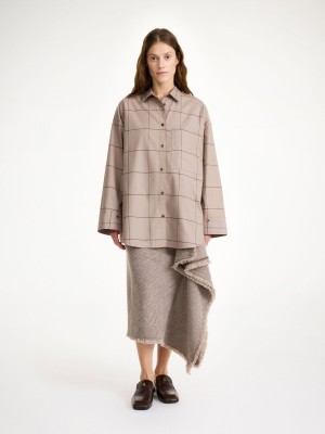 By Malene Birger Derris Organic Cotton Skjorte Autumn check | DK_BB97694