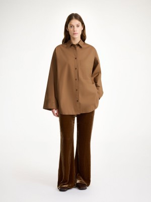 By Malene Birger Derris Organic Cotton Skjorte Bison | DK_BB80899