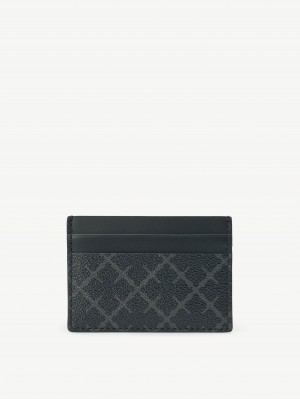By Malene Birger Elia Printed Cardholder Tegnebøger Og Kortholdere Charcoal | DK_BB41550