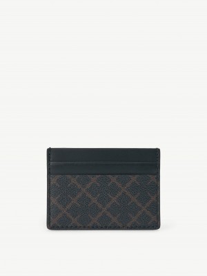 By Malene Birger Elia Printed Cardholder Tegnebøger Og Kortholdere Mørke | DK_BB88319