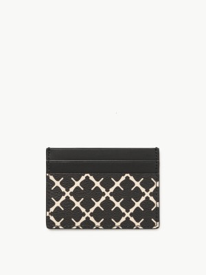 By Malene Birger Elia Printed Cardholder Tegnebøger Og Kortholdere Sort | DK_BB22474