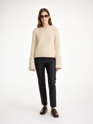 By Malene Birger Florentina Leather Bukser Sort | DK_BB39224