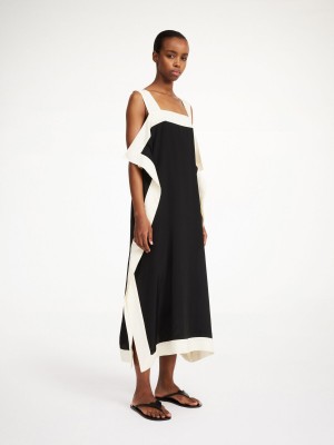 By Malene Birger Gabrias Midi Kjole Sort | DK_BB11817