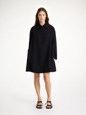 By Malene Birger Ginsea Midi Kjole Sort | DK_BB60816