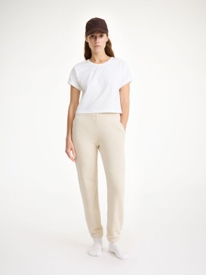 By Malene Birger Hali Organic Cotton Sweatpants Fritidstøj Oyster Gray | DK_BB65699