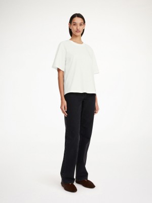 By Malene Birger Hedil T-shirt Toppe Hvide | DK_BB16713