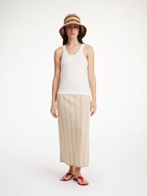 By Malene Birger Hercula Maxi Nederdel Oyster Gray | DK_BB38070