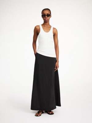 By Malene Birger Isoldas Maxi Nederdel Sort | DK_BB75515