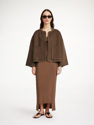 By Malene Birger Jacquie Wool Jakker Shitake | DK_BB59629