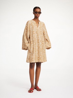 By Malene Birger Kayles Midi Kjole Påfugl | DK_BB88309