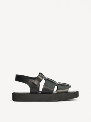 By Malene Birger Kleva Leather Sandals Sko Sort | DK_BB74489