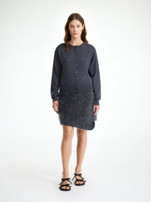 By Malene Birger Krissah Mini Nederdel Grå | DK_BB54816