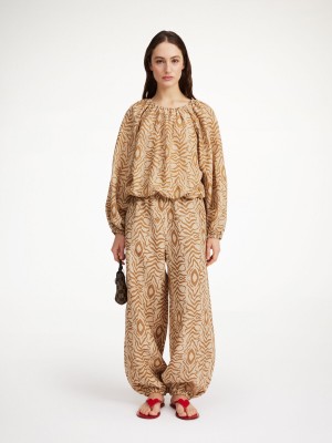 By Malene Birger Lalow Blouse Skjorte Påfugl | DK_BB61926