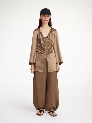 By Malene Birger Leviola Blouse Toppe Shitake | DK_BB50139