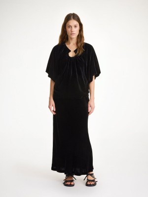 By Malene Birger Loela Blouse Toppe Sort | DK_BB17440
