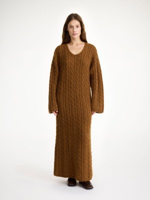 By Malene Birger Lovella Maxi Kjole Bison | DK_BB37619