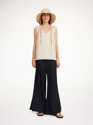 By Malene Birger Lucee Flared Bukser Sort | DK_BB29819
