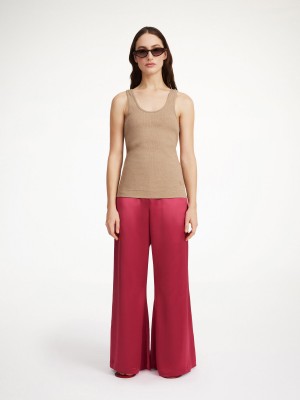 By Malene Birger Lucee Flared Bukser Wild berries | DK_BB23638