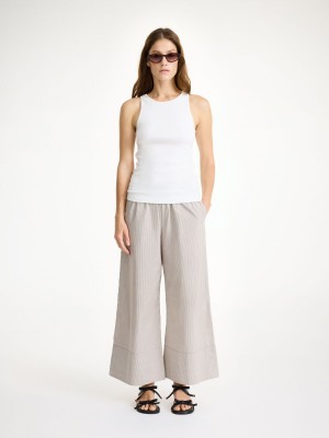 By Malene Birger Luisa High-waisted Bukser Brune | DK_BB27357