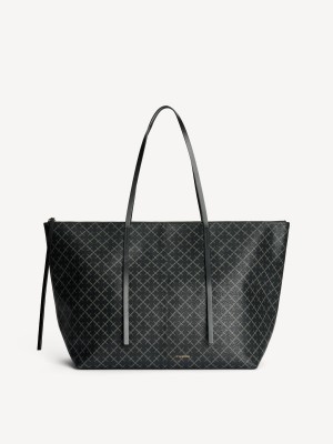 By Malene Birger Luze Tote Tasker Charcoal | DK_BB58683