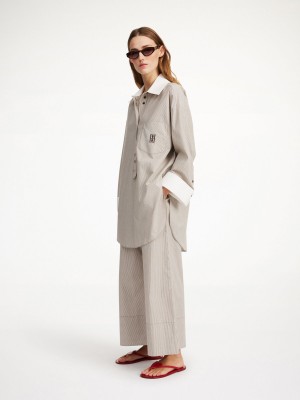 By Malene Birger Maye Organic Cotton Skjorte Brune | DK_BB85867
