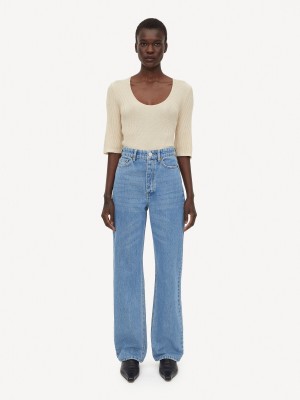 By Malene Birger Miliumlo Organic Cotton Jeans Blå | DK_BB26277