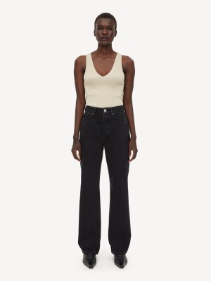By Malene Birger Miliumlo Organic Cotton Jeans Sort | DK_BB63834